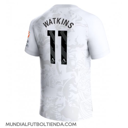 Camiseta Aston Villa Ollie Watkins #11 Segunda Equipación Replica 2023-24 mangas cortas